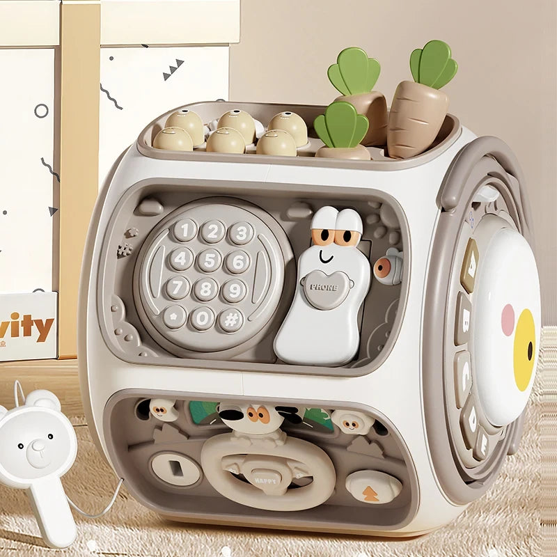 Montessori Owl Activity Cube