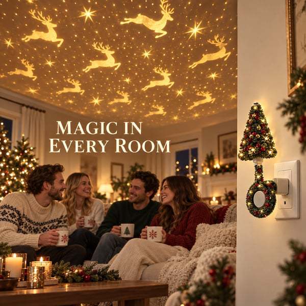 Christmas Tree Projection Plug-in Night Light