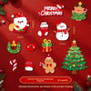 Creative Paper Christmas Tree Magnetic Refrigerator Stickers Holiday Decoration