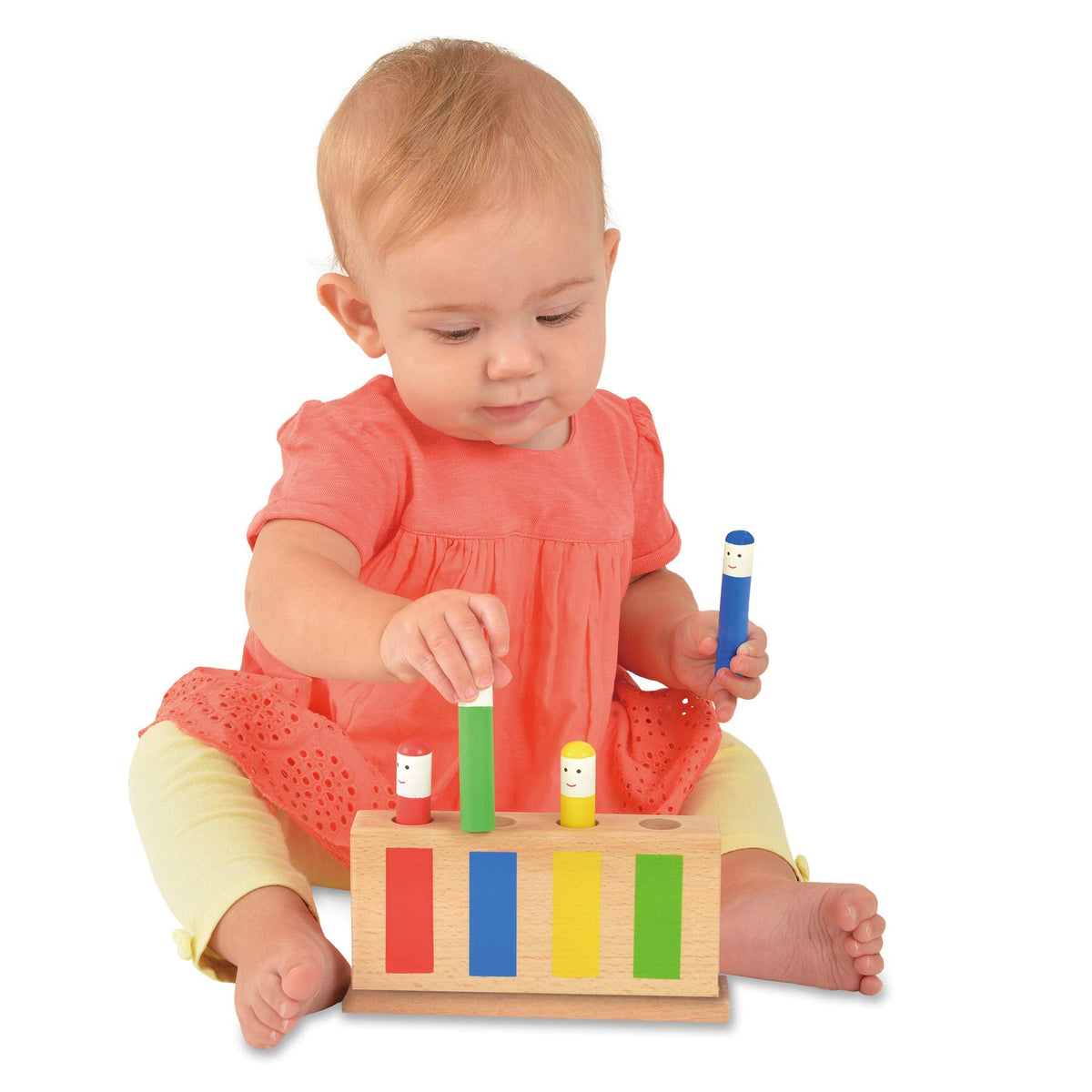 Montessori Wooden Crop Up Toy