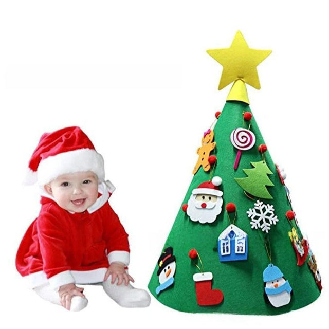 3D DIY Non-Woven Felt Christmas Tree Handmade Decoration