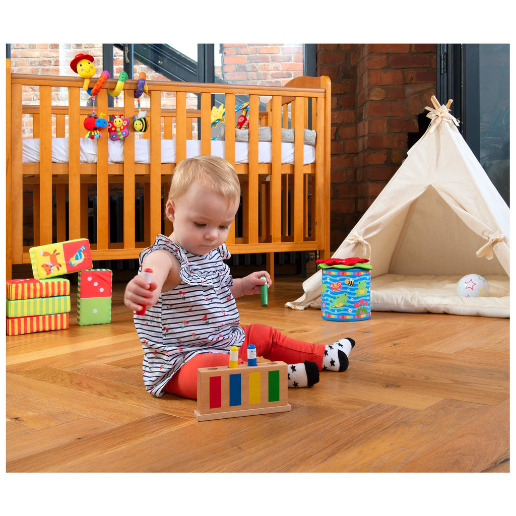 Montessori Wooden Crop Up Toy