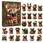 Fire Rescue Truck Christmas Countdown Blind Box Ornament