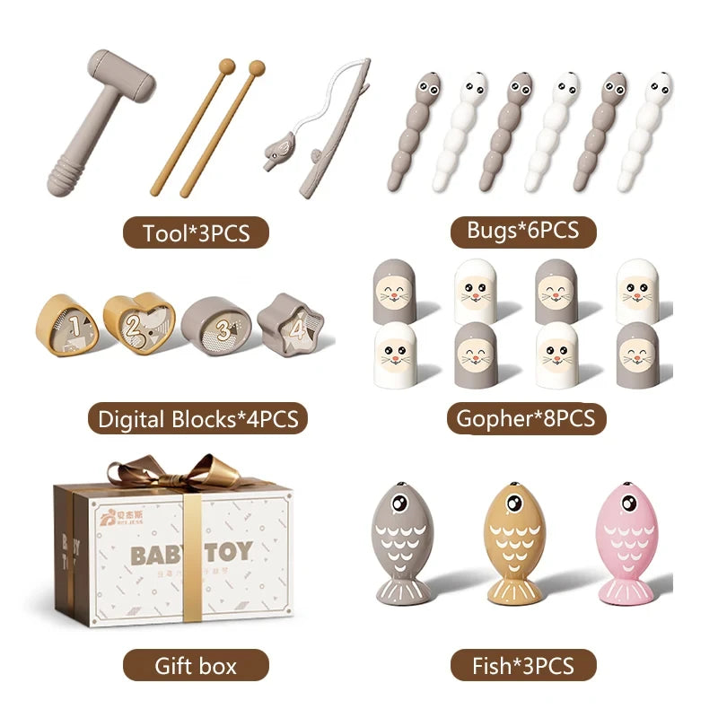 Montessori Owl Activity Cube