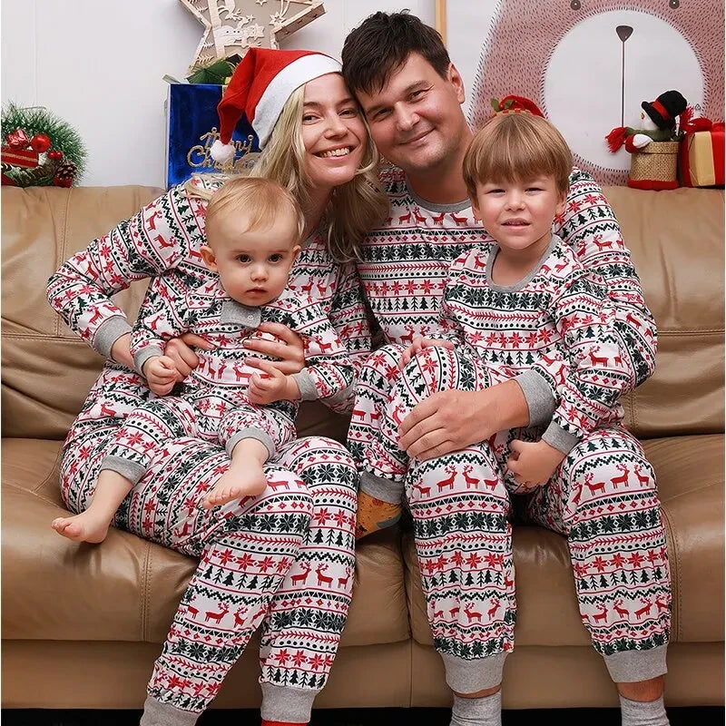 Family Matching Holiday Pajamas