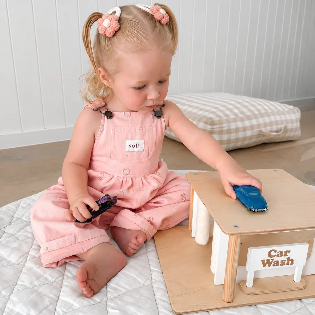 Wooden Car Wash Toy