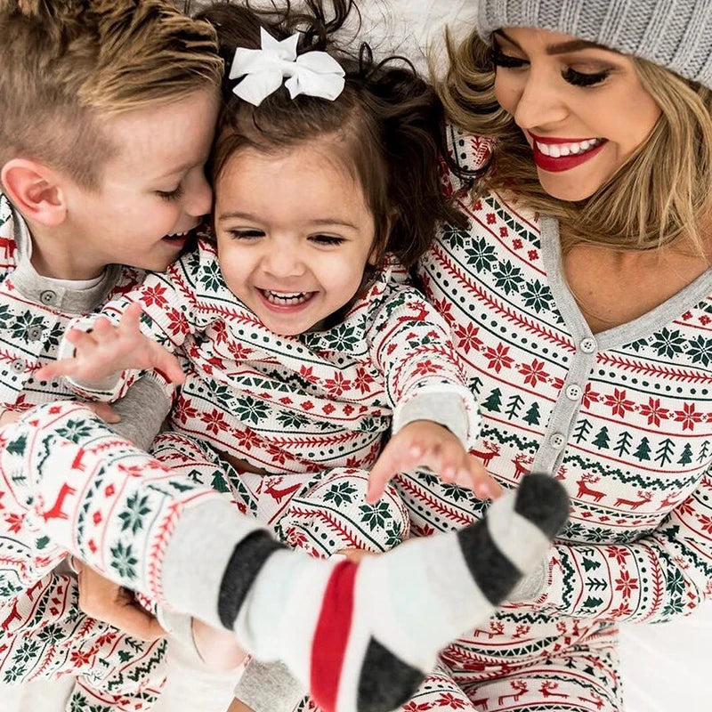 Family Matching Holiday Pajamas