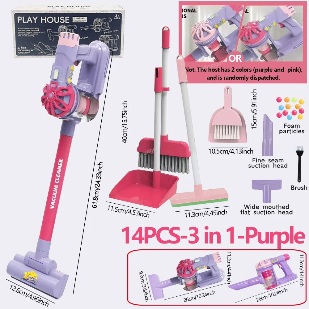 Kids Simulation Vacuum Cleaning Toy Set
