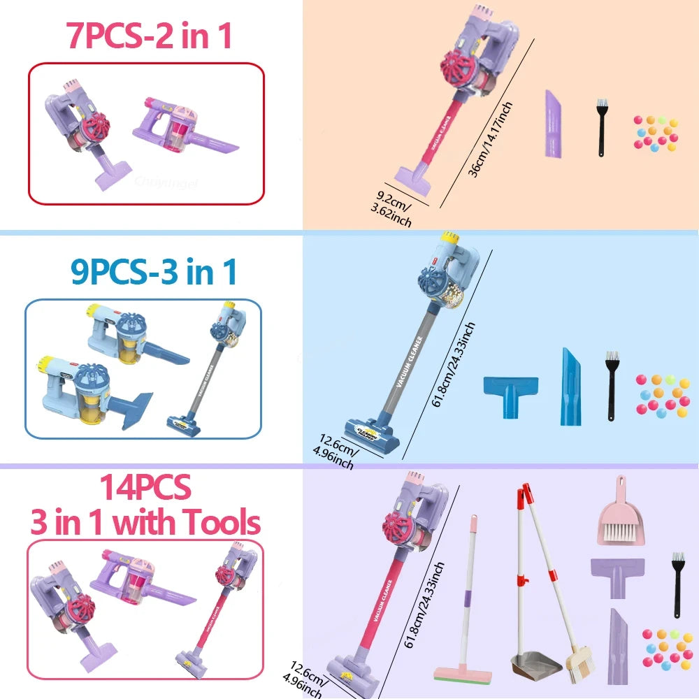 Kids Simulation Vacuum Cleaning Toy Set