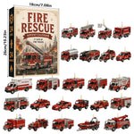Fire Rescue Truck Christmas Countdown Blind Box Ornament
