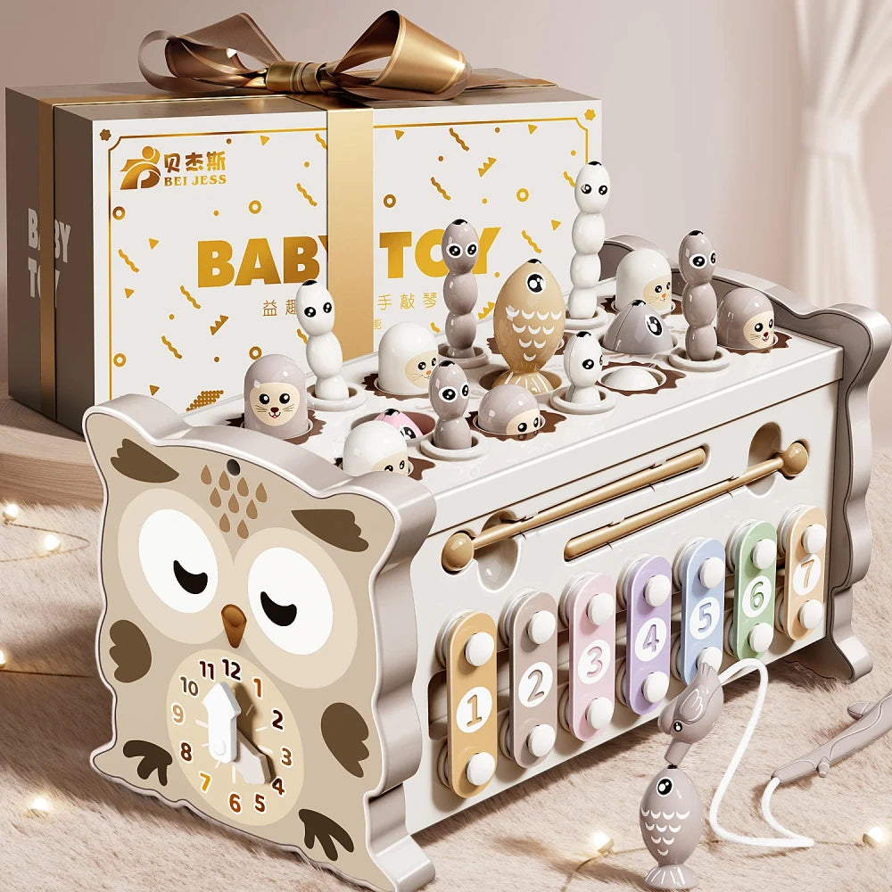 Montessori Owl Activity Cube